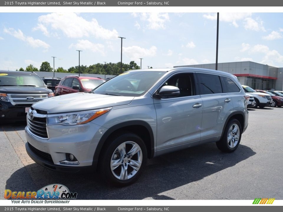 2015 Toyota Highlander Limited Silver Sky Metallic / Black Photo #6