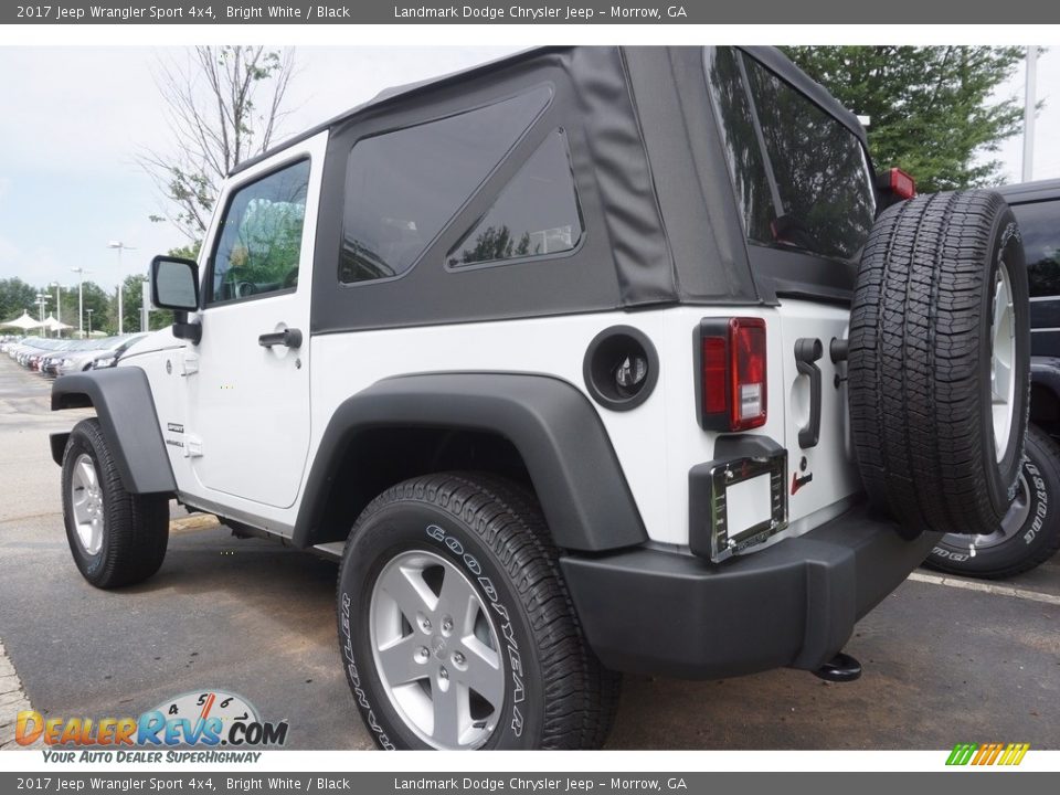 2017 Jeep Wrangler Sport 4x4 Bright White / Black Photo #2