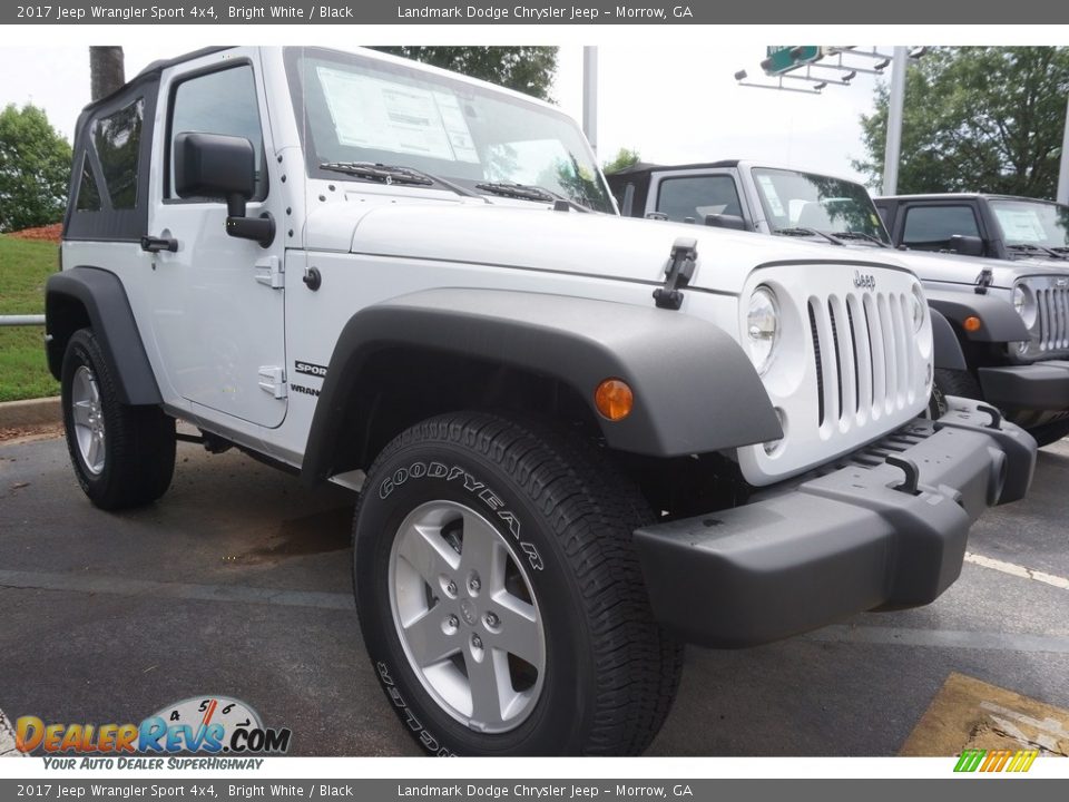 2017 Jeep Wrangler Sport 4x4 Bright White / Black Photo #4