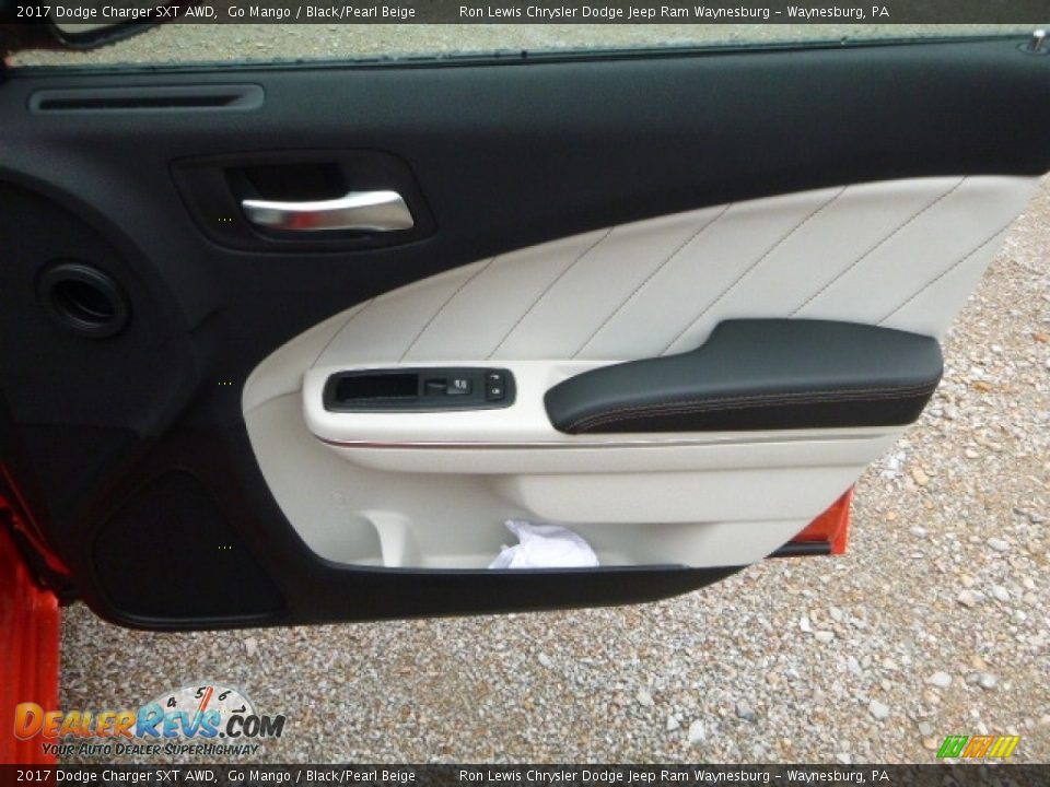 2017 Dodge Charger SXT AWD Go Mango / Black/Pearl Beige Photo #10
