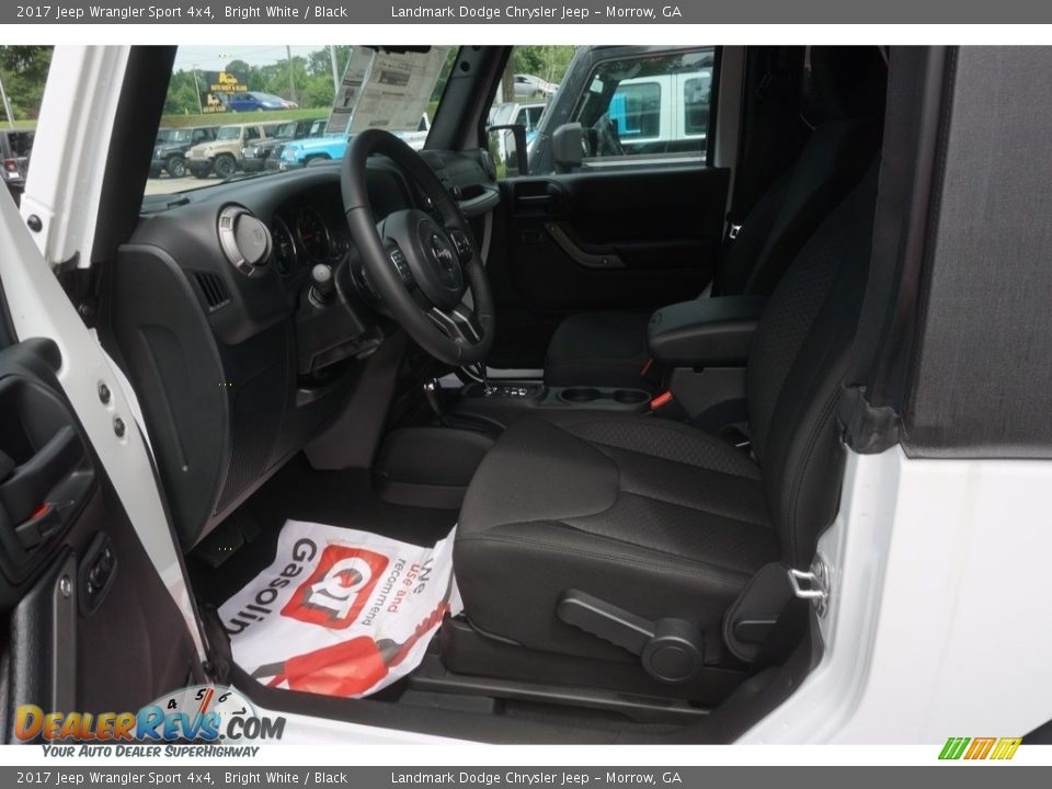 2017 Jeep Wrangler Sport 4x4 Bright White / Black Photo #6