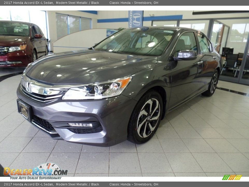 2017 Honda Accord EX-L Sedan Modern Steel Metallic / Black Photo #1