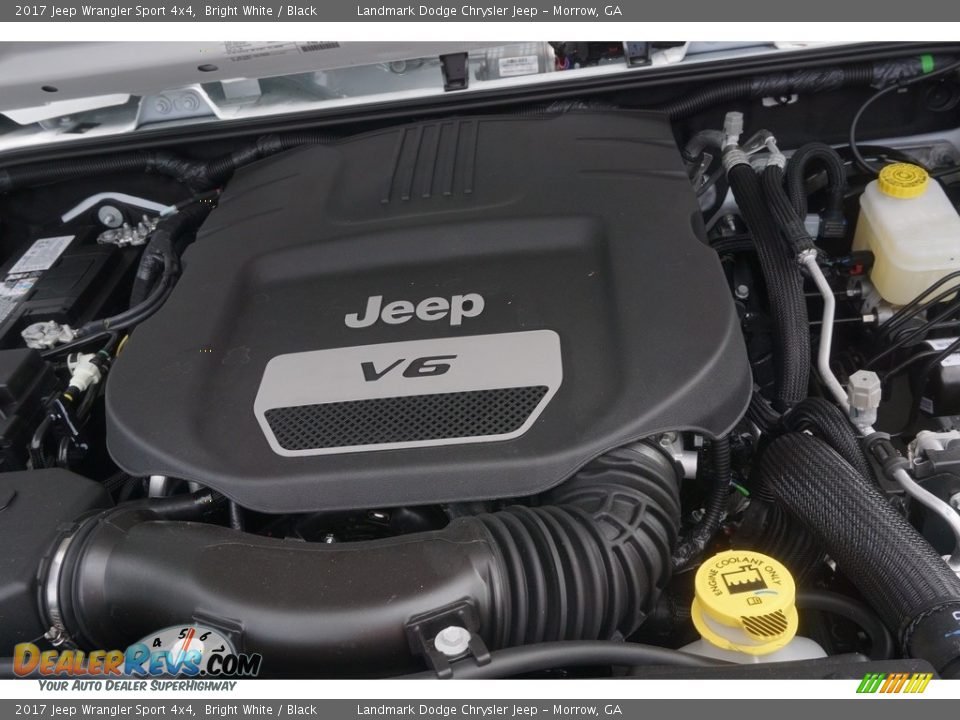 2017 Jeep Wrangler Sport 4x4 Bright White / Black Photo #9