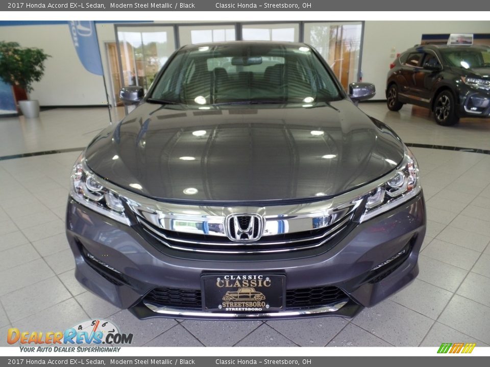 2017 Honda Accord EX-L Sedan Modern Steel Metallic / Black Photo #3