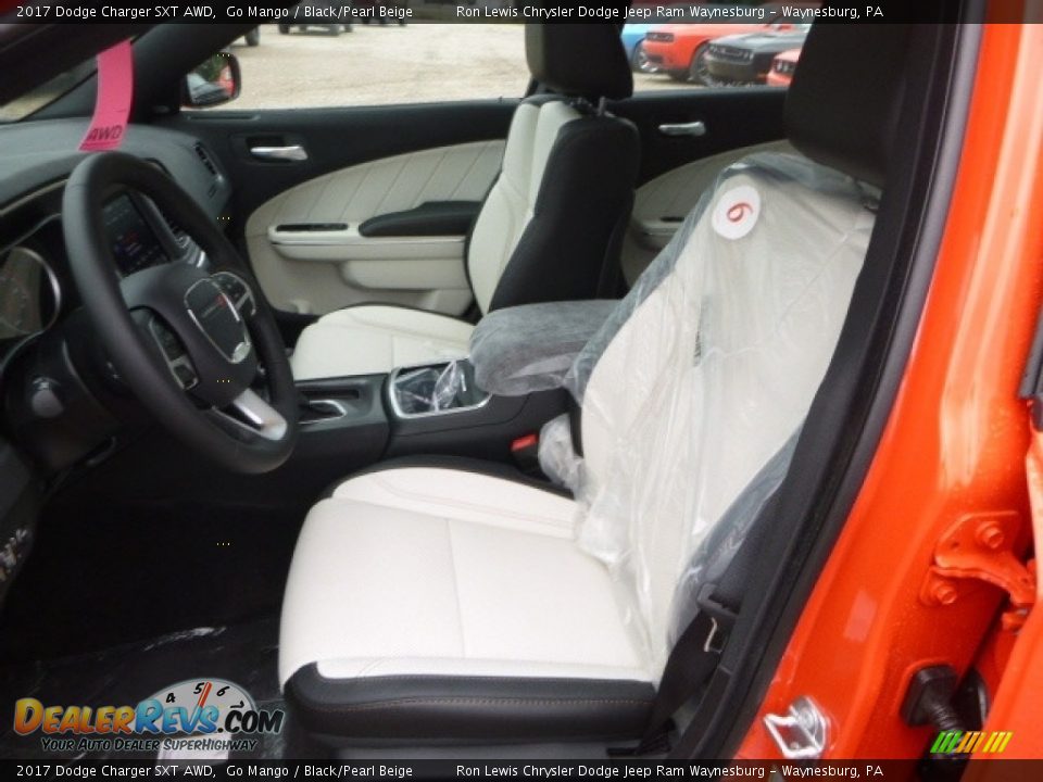 2017 Dodge Charger SXT AWD Go Mango / Black/Pearl Beige Photo #18