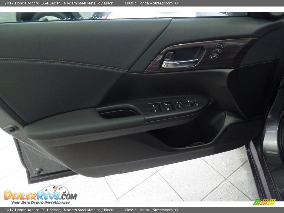 2017 Honda Accord EX-L Sedan Modern Steel Metallic / Black Photo #5