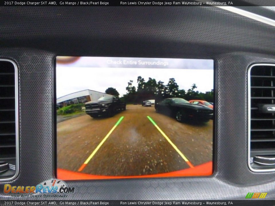 2017 Dodge Charger SXT AWD Go Mango / Black/Pearl Beige Photo #20