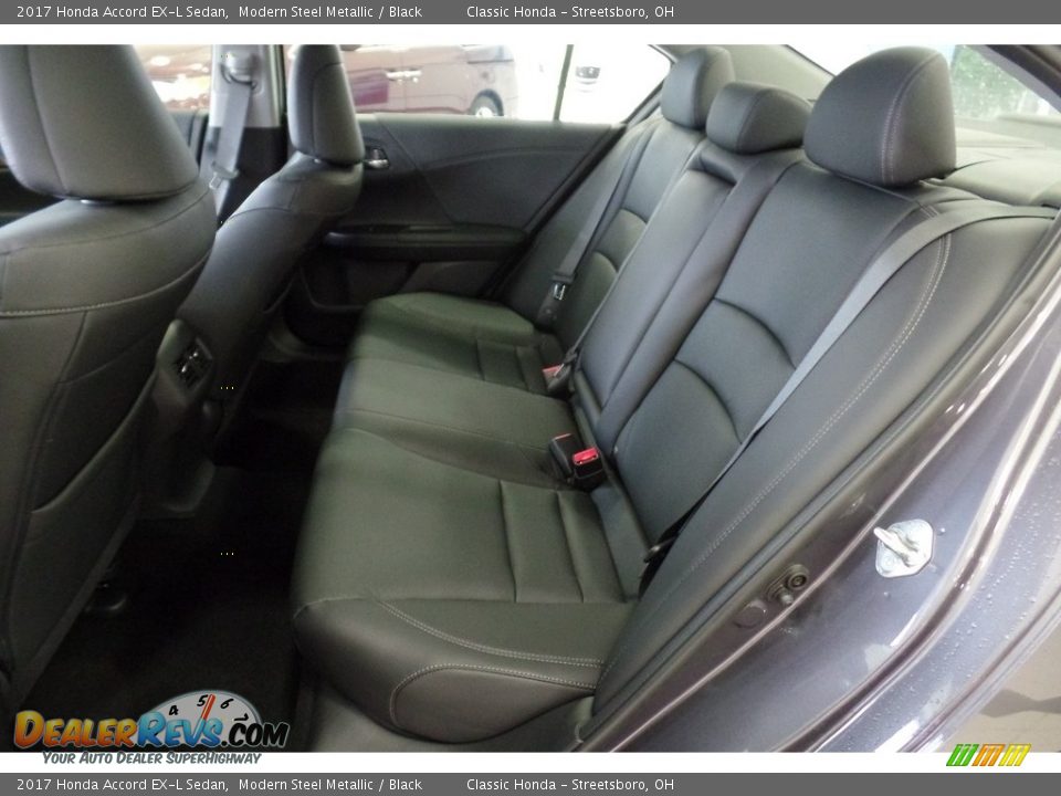 2017 Honda Accord EX-L Sedan Modern Steel Metallic / Black Photo #9