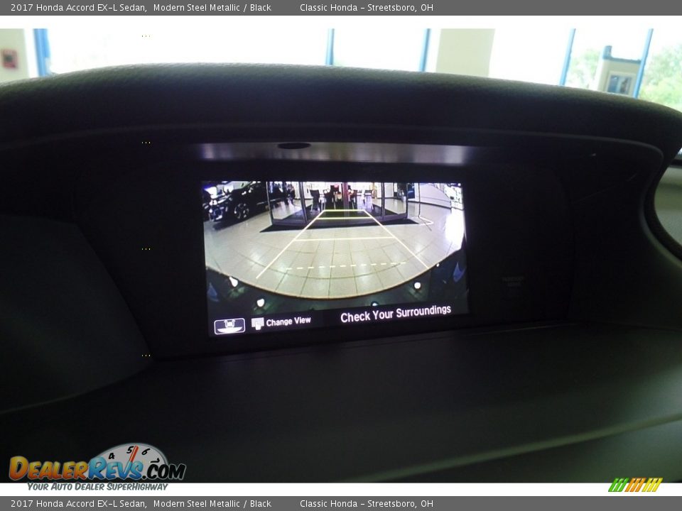 2017 Honda Accord EX-L Sedan Modern Steel Metallic / Black Photo #12