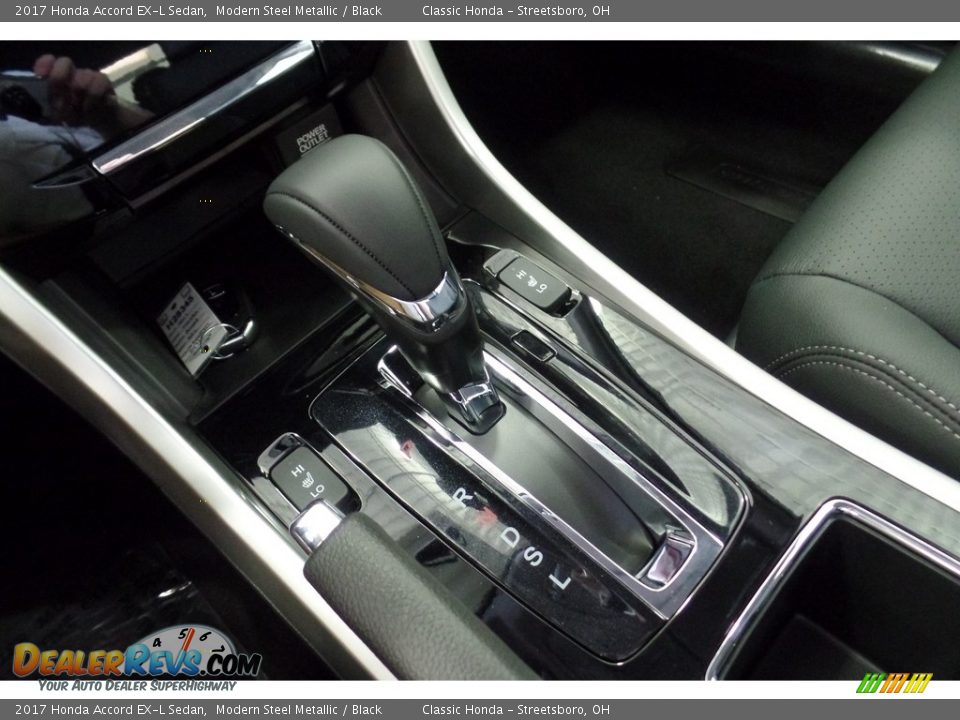 2017 Honda Accord EX-L Sedan Modern Steel Metallic / Black Photo #13