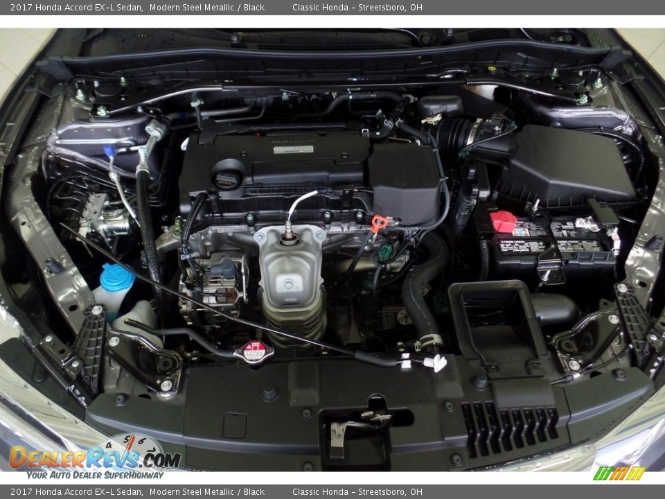 2017 Honda Accord EX-L Sedan Modern Steel Metallic / Black Photo #16
