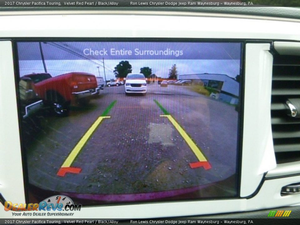 2017 Chrysler Pacifica Touring Velvet Red Pearl / Black/Alloy Photo #17