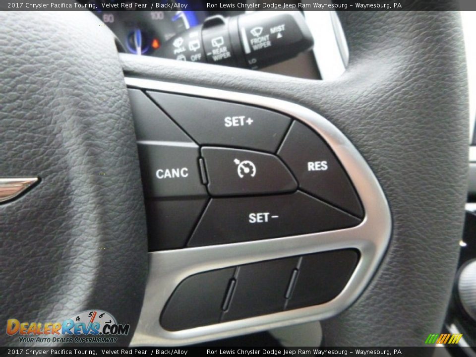 2017 Chrysler Pacifica Touring Velvet Red Pearl / Black/Alloy Photo #19