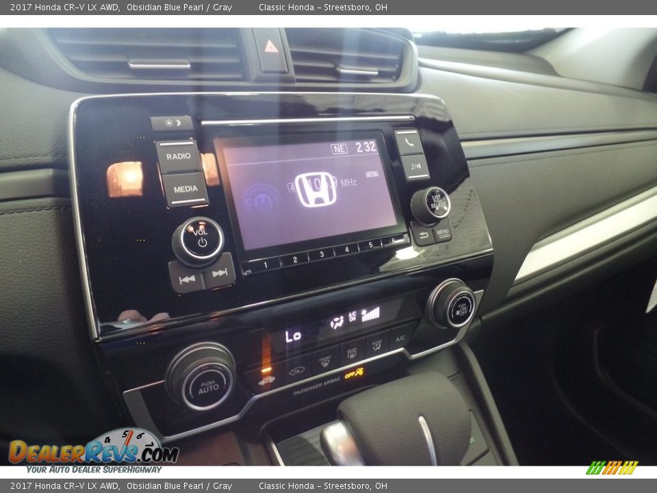2017 Honda CR-V LX AWD Obsidian Blue Pearl / Gray Photo #11