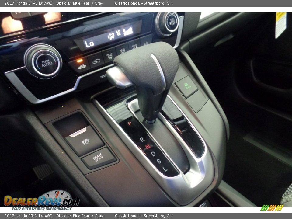 2017 Honda CR-V LX AWD Obsidian Blue Pearl / Gray Photo #13