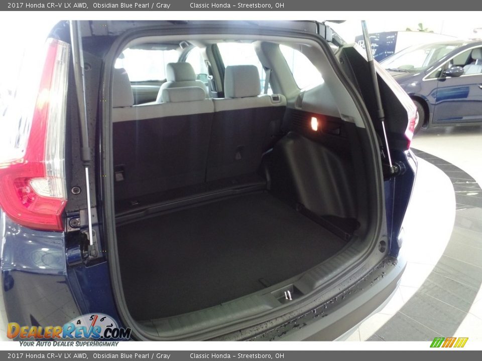 2017 Honda CR-V LX AWD Obsidian Blue Pearl / Gray Photo #14