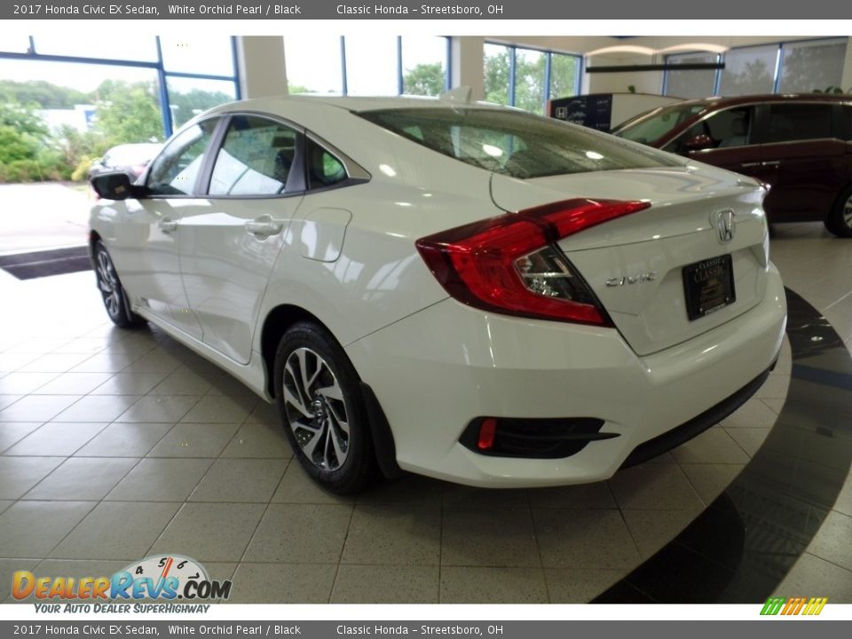 2017 Honda Civic EX Sedan White Orchid Pearl / Black Photo #2
