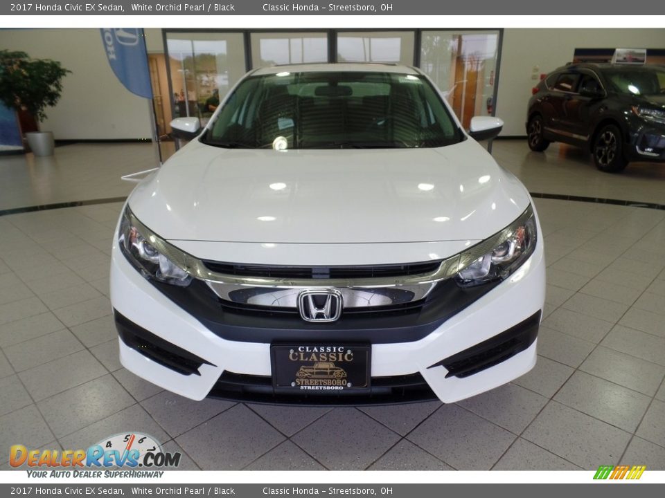 2017 Honda Civic EX Sedan White Orchid Pearl / Black Photo #3
