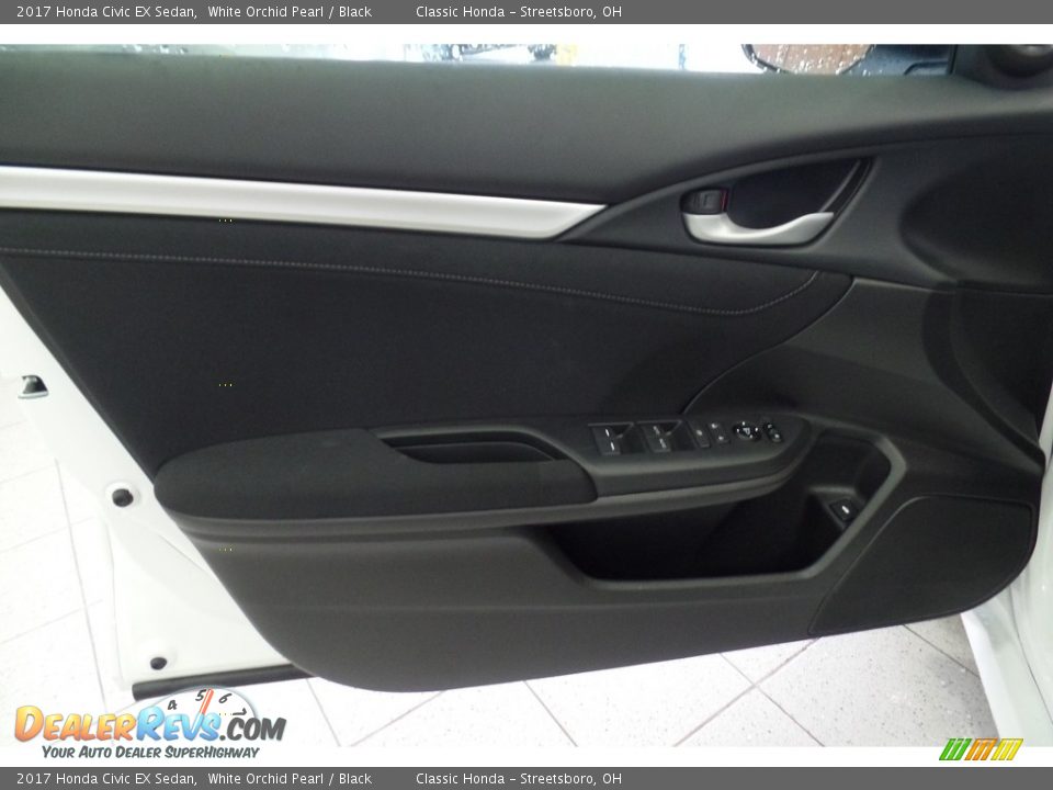 2017 Honda Civic EX Sedan White Orchid Pearl / Black Photo #5