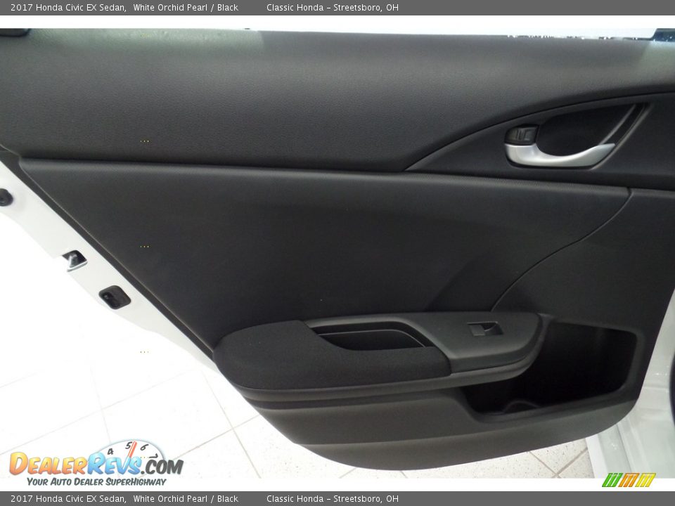 2017 Honda Civic EX Sedan White Orchid Pearl / Black Photo #6