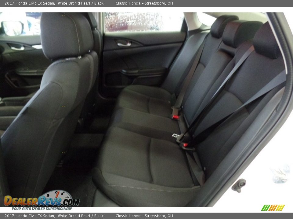 2017 Honda Civic EX Sedan White Orchid Pearl / Black Photo #9