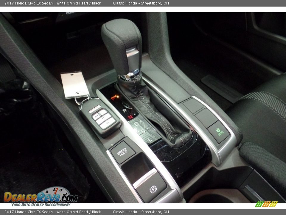 2017 Honda Civic EX Sedan White Orchid Pearl / Black Photo #13