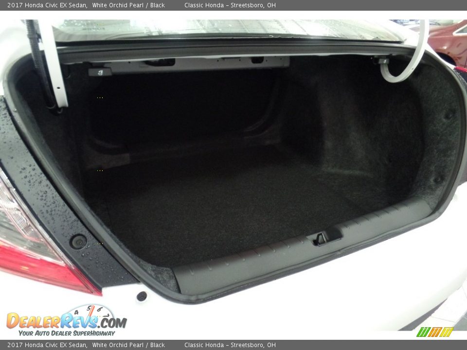 2017 Honda Civic EX Sedan White Orchid Pearl / Black Photo #14