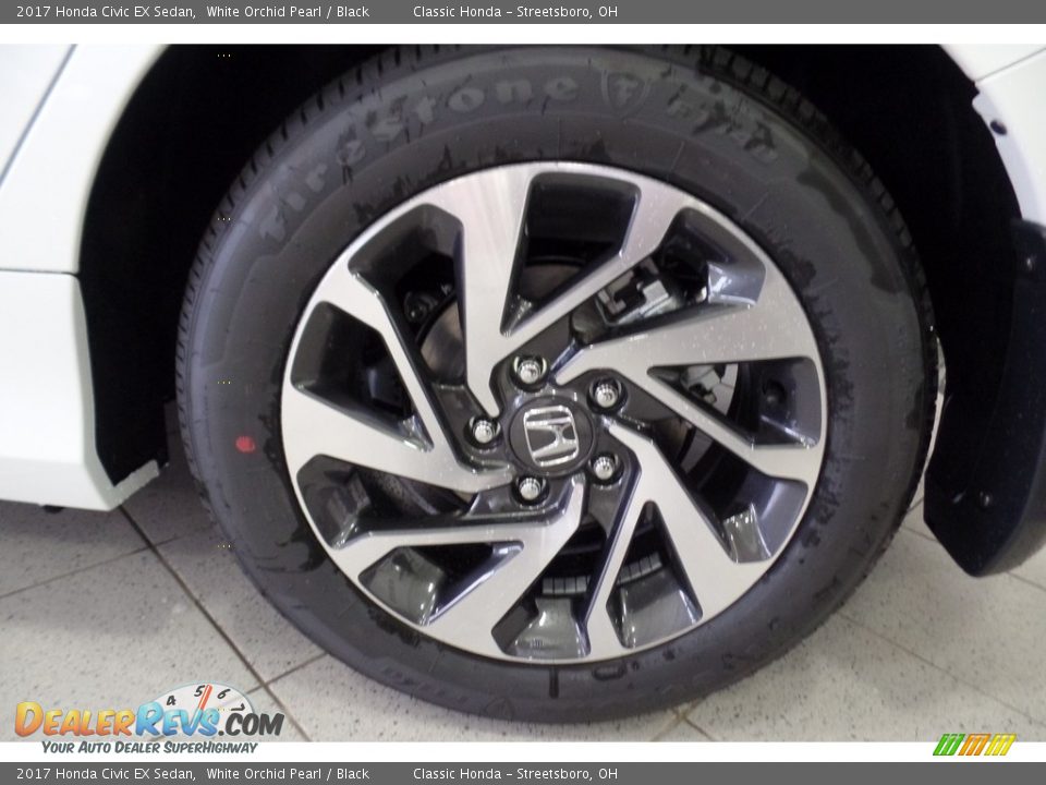 2017 Honda Civic EX Sedan White Orchid Pearl / Black Photo #15