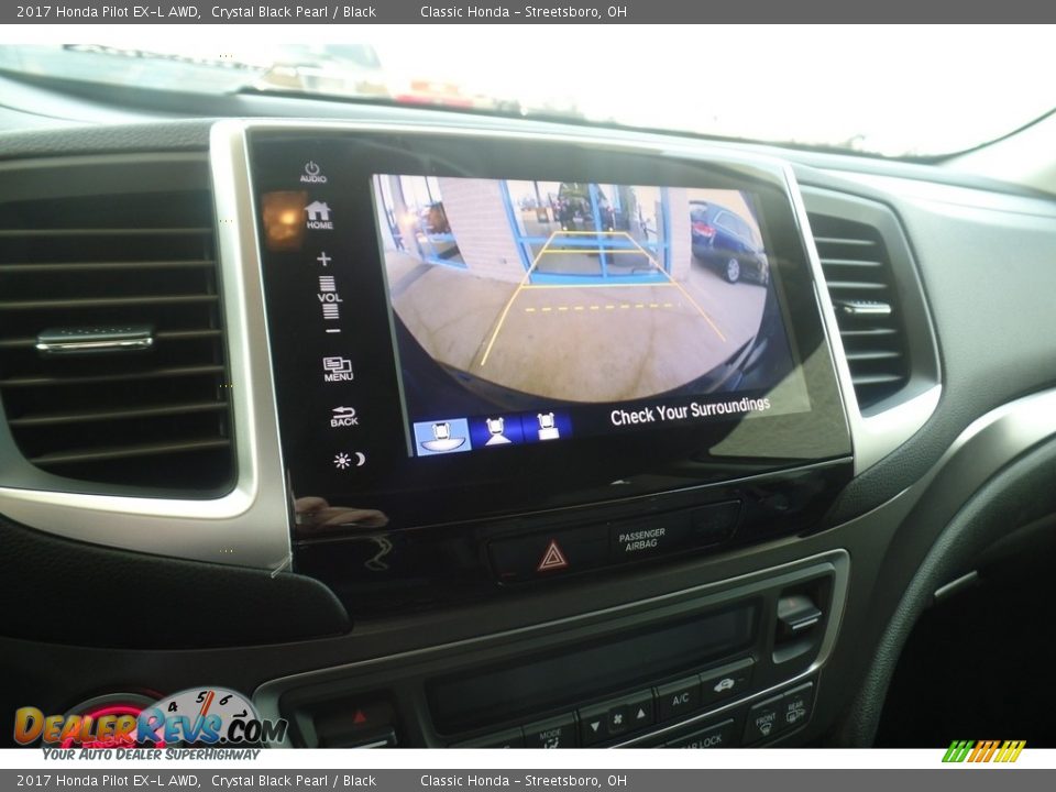2017 Honda Pilot EX-L AWD Crystal Black Pearl / Black Photo #11