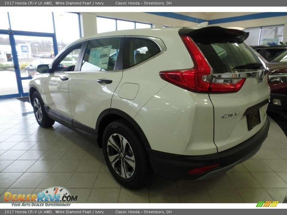 2017 Honda CR-V LX AWD White Diamond Pearl / Ivory Photo #2