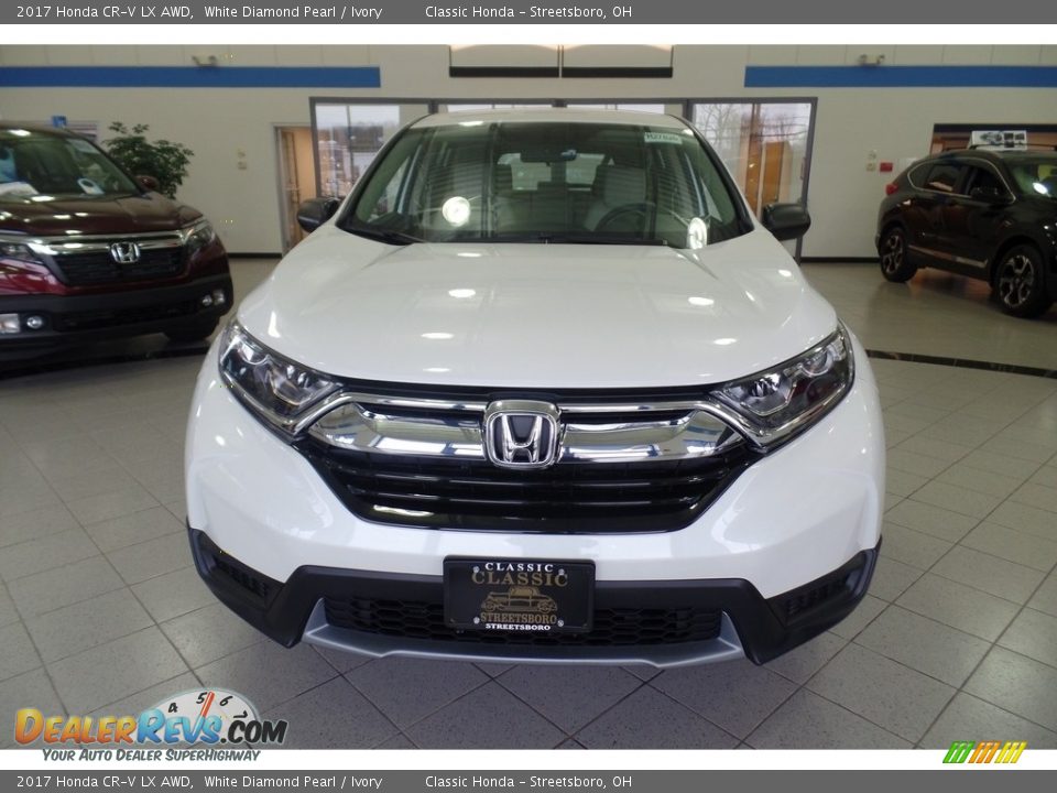 2017 Honda CR-V LX AWD White Diamond Pearl / Ivory Photo #3