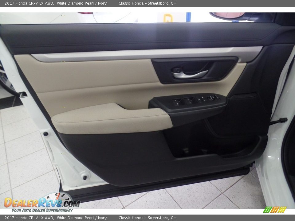 2017 Honda CR-V LX AWD White Diamond Pearl / Ivory Photo #5