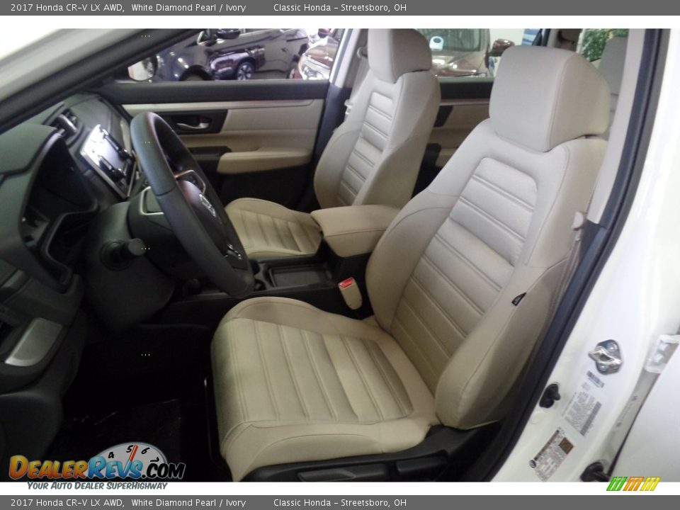 2017 Honda CR-V LX AWD White Diamond Pearl / Ivory Photo #8