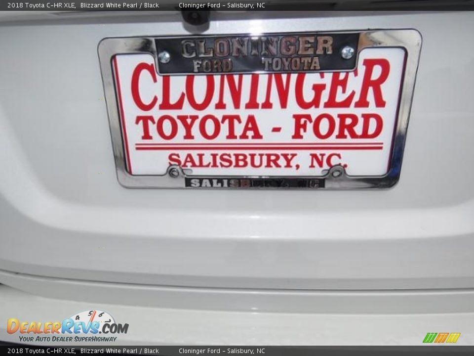 2018 Toyota C-HR XLE Blizzard White Pearl / Black Photo #24