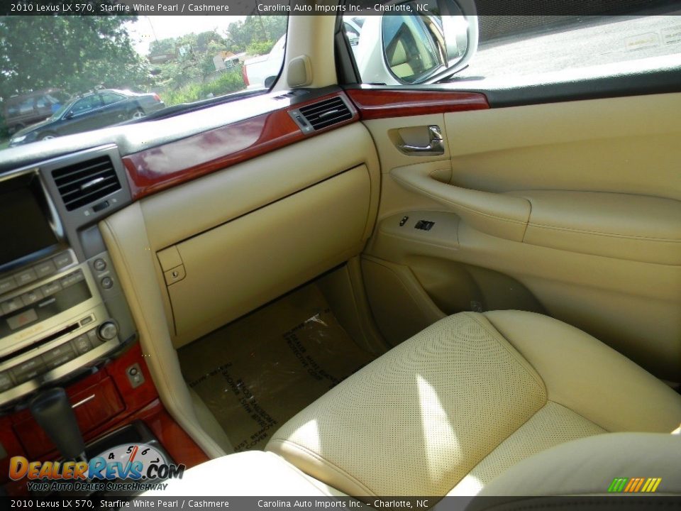 2010 Lexus LX 570 Starfire White Pearl / Cashmere Photo #14