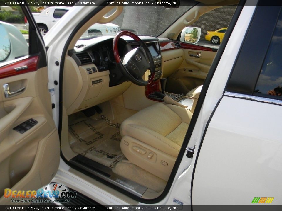 2010 Lexus LX 570 Starfire White Pearl / Cashmere Photo #17