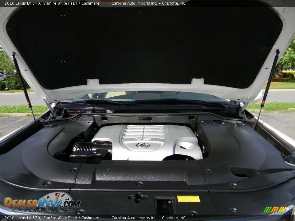 2010 Lexus LX 570 Starfire White Pearl / Cashmere Photo #25