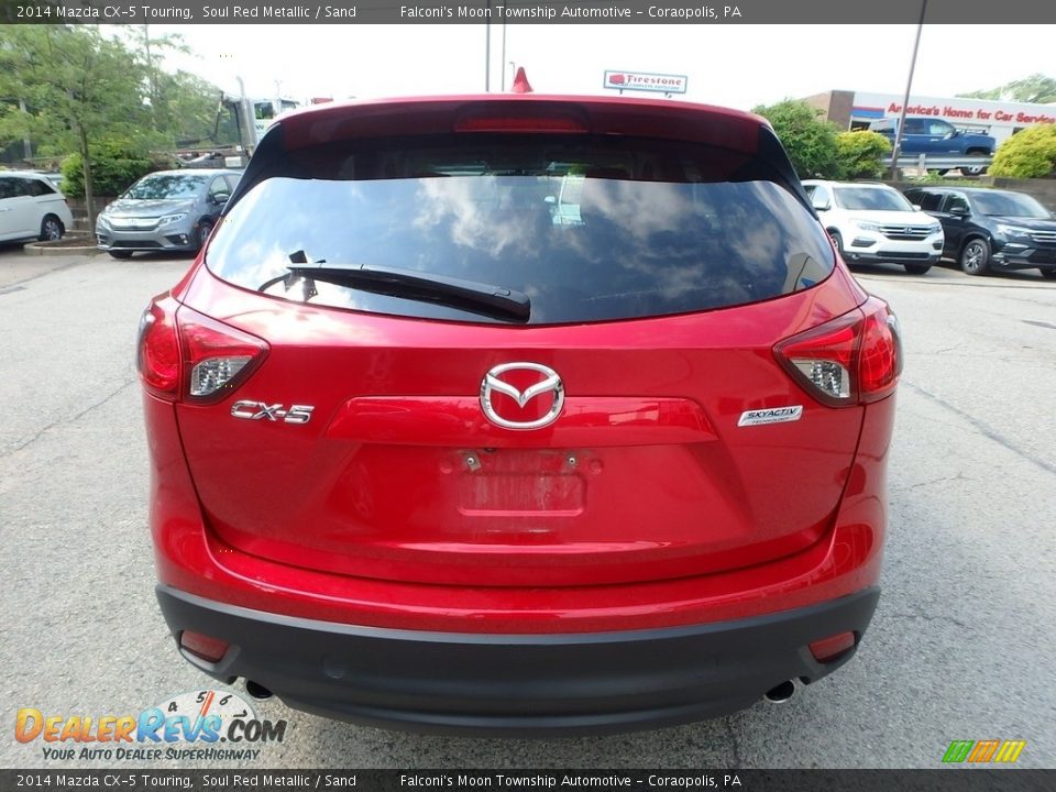 2014 Mazda CX-5 Touring Soul Red Metallic / Sand Photo #4