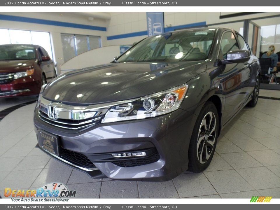 2017 Honda Accord EX-L Sedan Modern Steel Metallic / Gray Photo #1