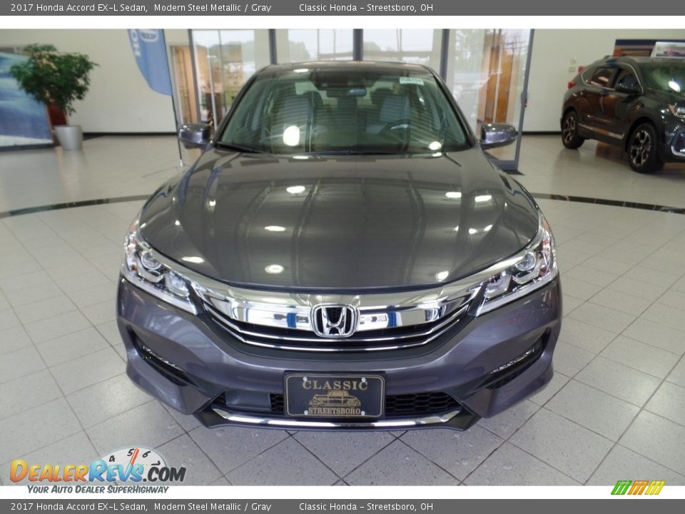 2017 Honda Accord EX-L Sedan Modern Steel Metallic / Gray Photo #3