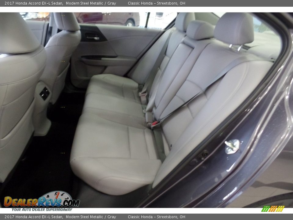 2017 Honda Accord EX-L Sedan Modern Steel Metallic / Gray Photo #9
