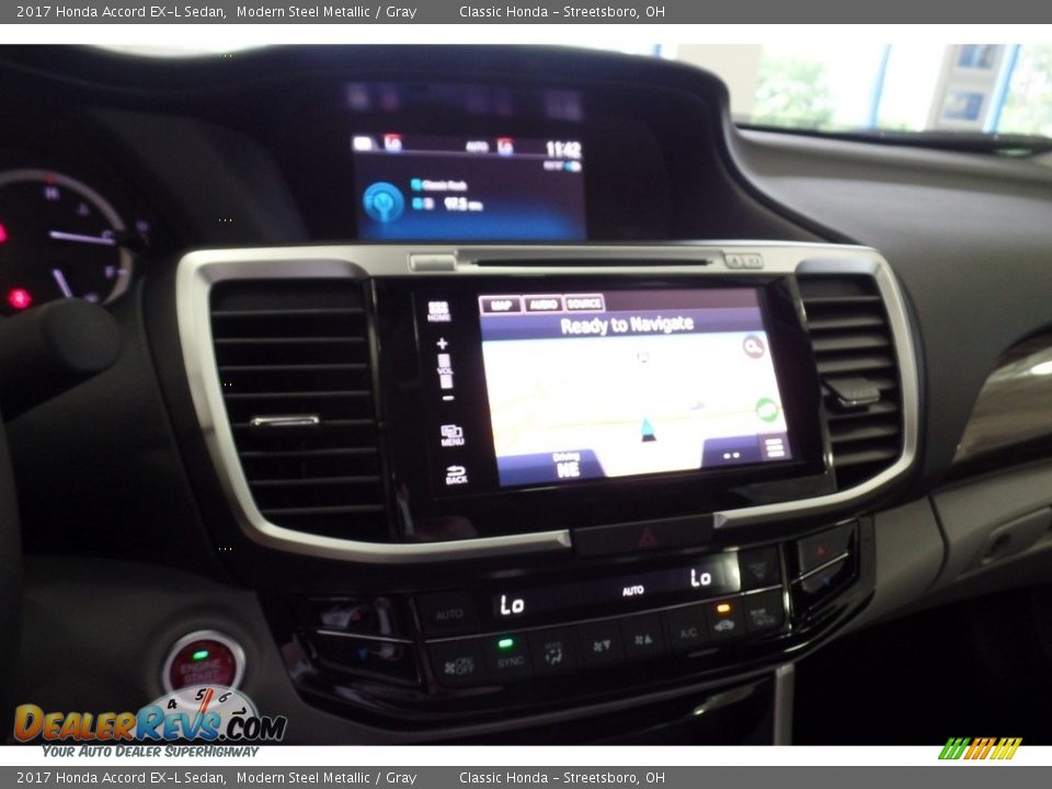 2017 Honda Accord EX-L Sedan Modern Steel Metallic / Gray Photo #11