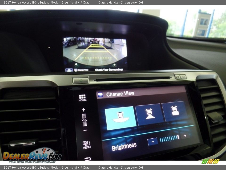 2017 Honda Accord EX-L Sedan Modern Steel Metallic / Gray Photo #12