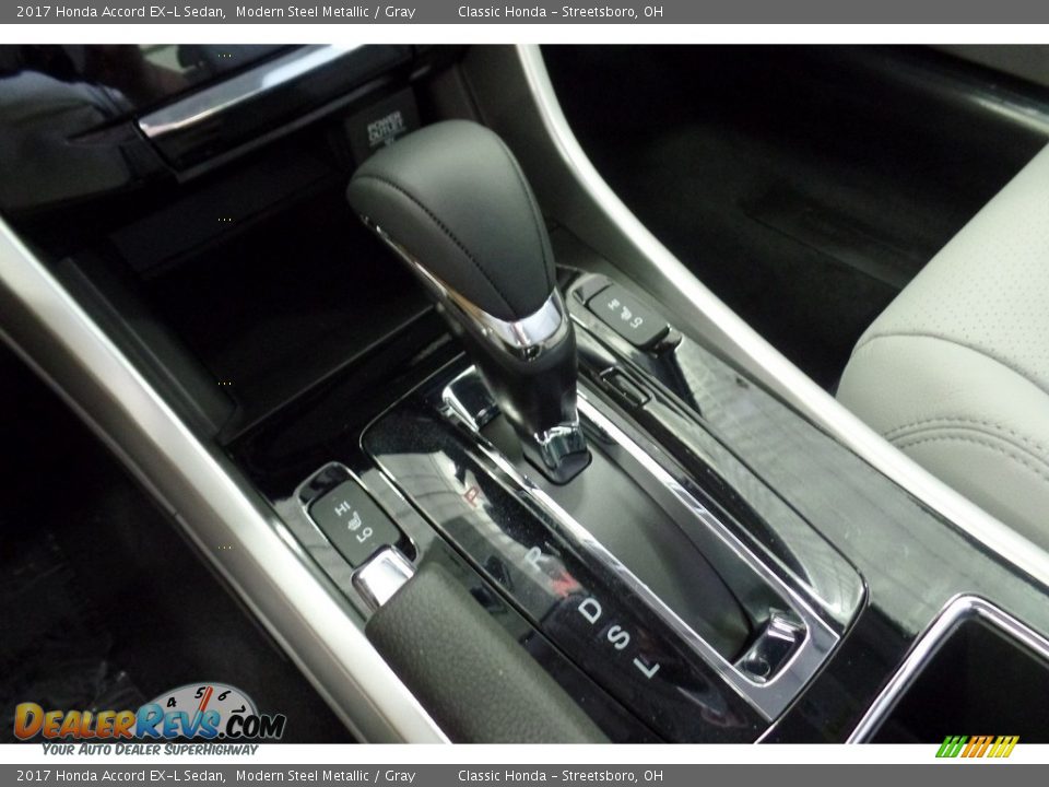 2017 Honda Accord EX-L Sedan Modern Steel Metallic / Gray Photo #13
