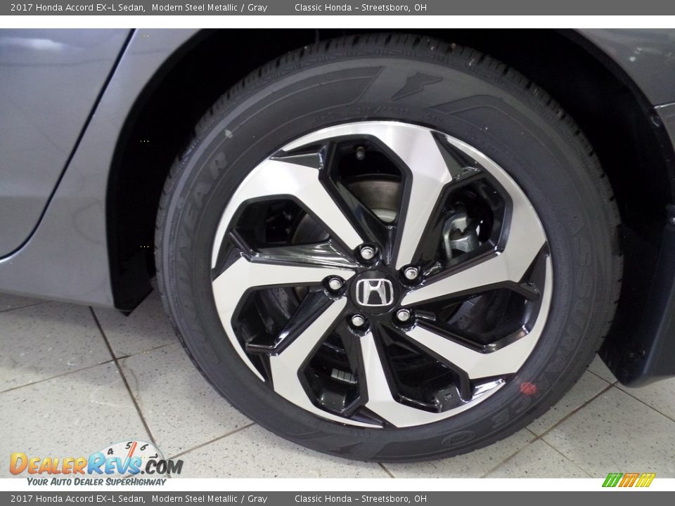 2017 Honda Accord EX-L Sedan Modern Steel Metallic / Gray Photo #15