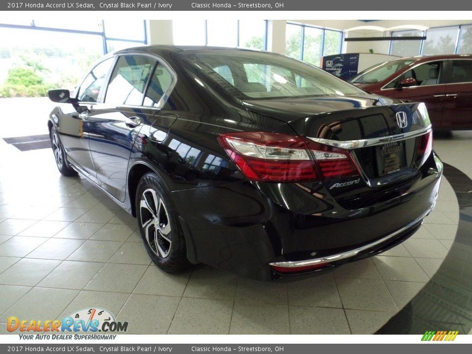 2017 Honda Accord LX Sedan Crystal Black Pearl / Ivory Photo #2