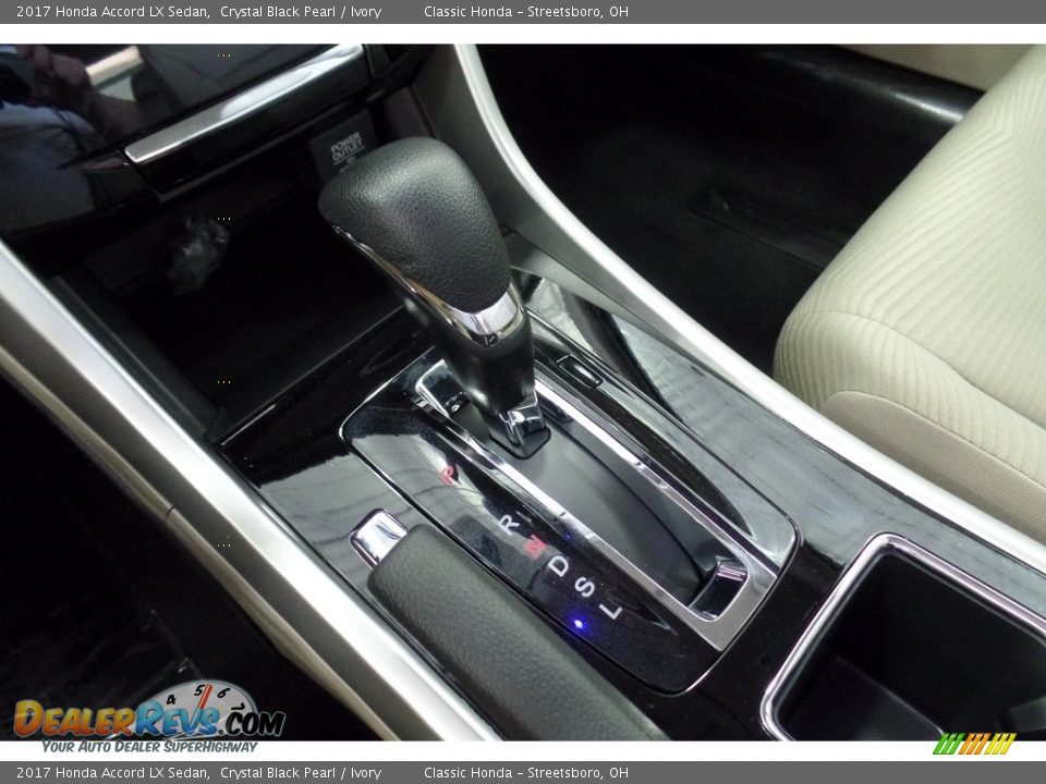 2017 Honda Accord LX Sedan Crystal Black Pearl / Ivory Photo #14