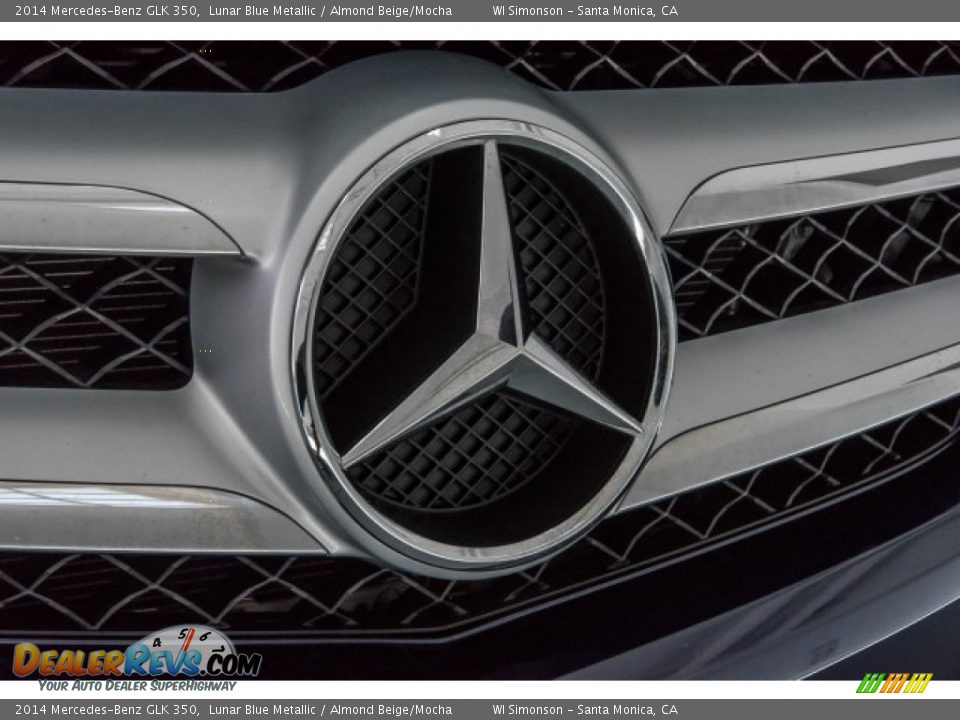 2014 Mercedes-Benz GLK 350 Lunar Blue Metallic / Almond Beige/Mocha Photo #30