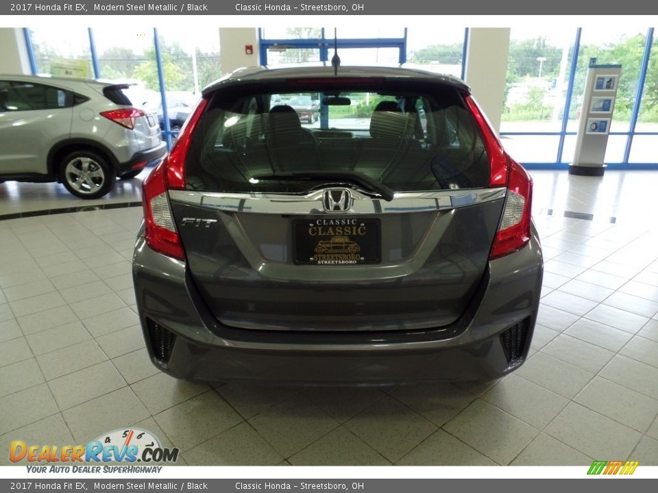 2017 Honda Fit EX Modern Steel Metallic / Black Photo #4