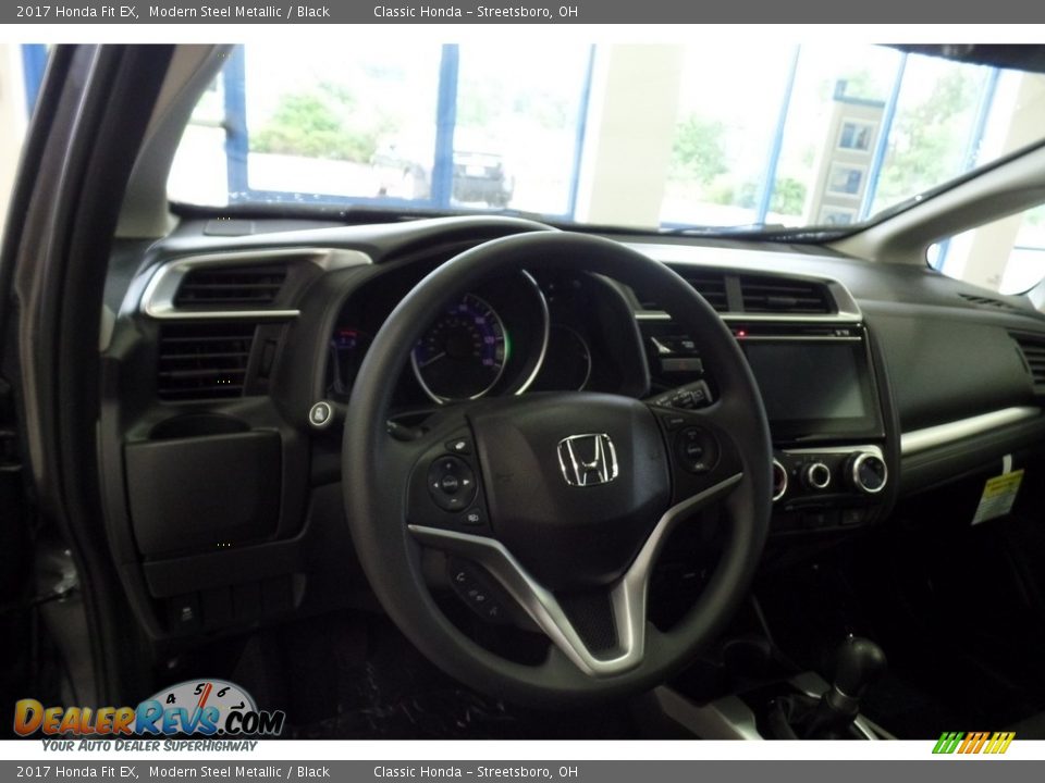 2017 Honda Fit EX Modern Steel Metallic / Black Photo #7